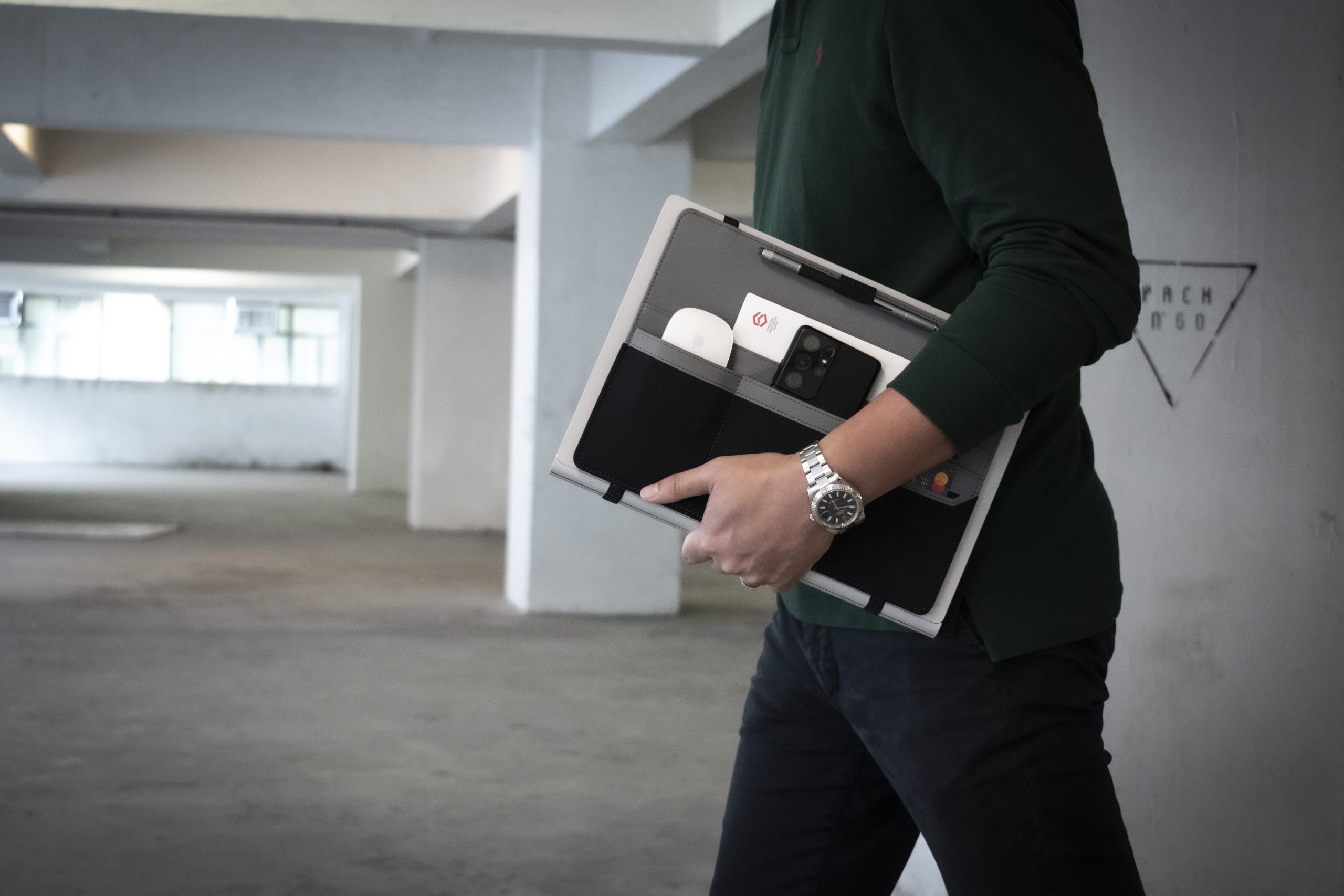 BrandCharger Clipboard Holding when walking