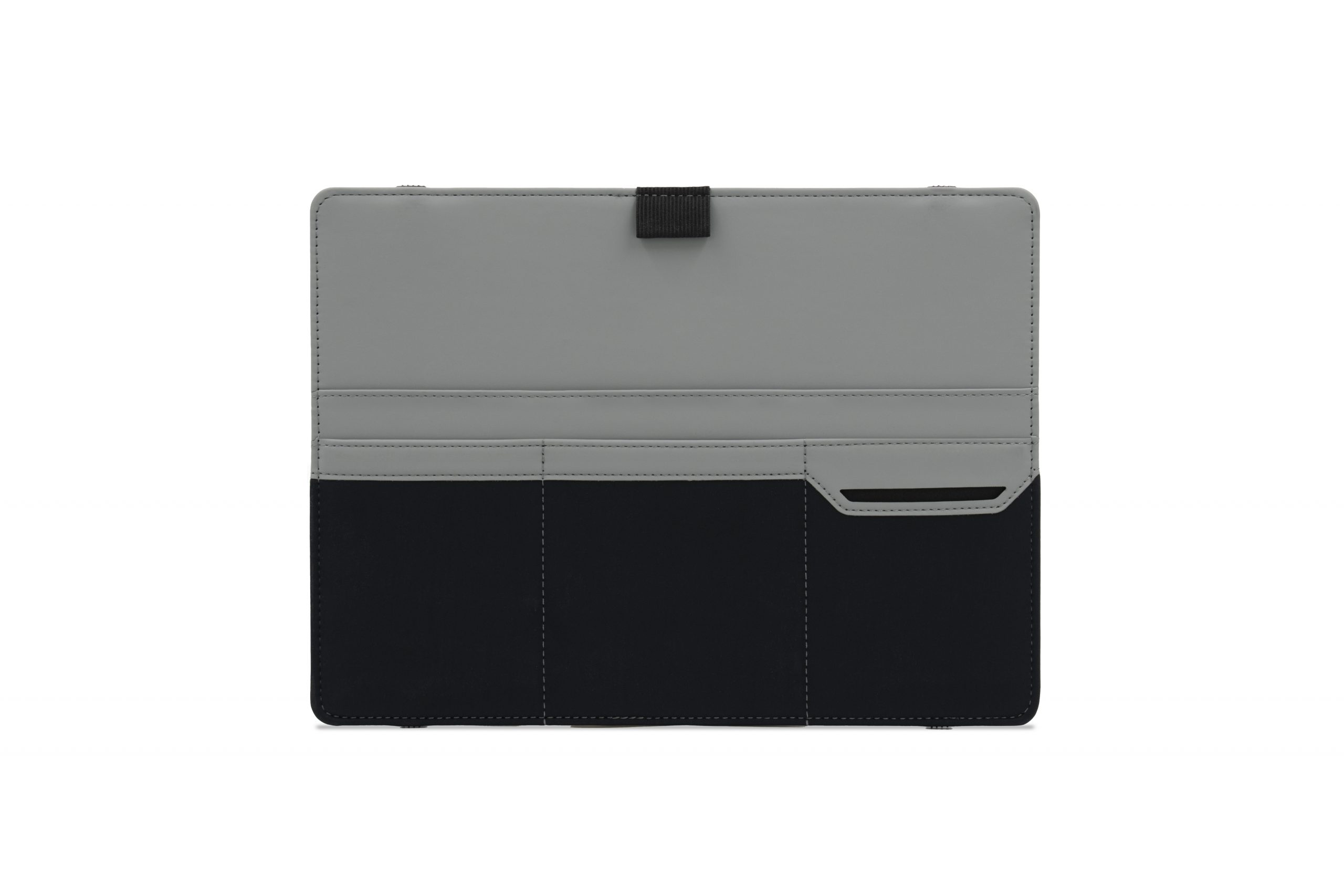 Brandcharger Clipboard compartments top view closed